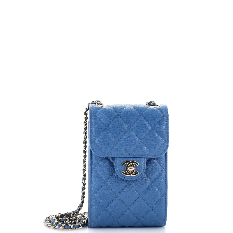 Affordable designer bag dupesAffordable designer bag dupesCC Flap Phone Holder Crossbody Bag Quilted Caviar