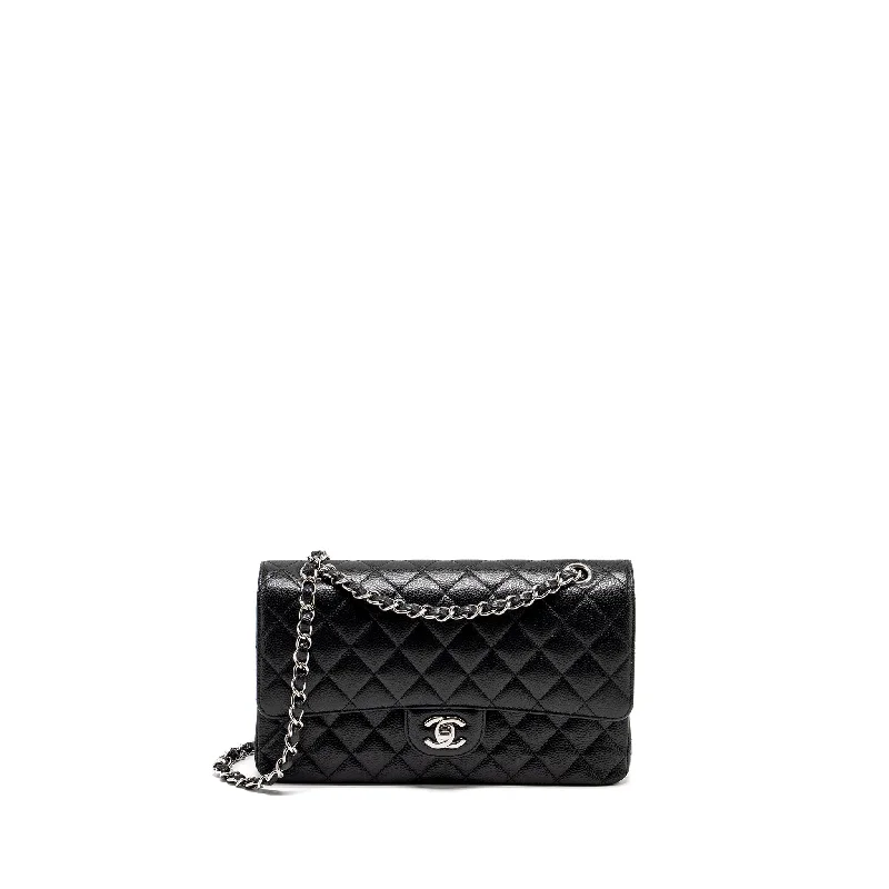 Affordable designer bag dupesChanel Medium Classic Double Flap Bag Caviar Black SHW (Microchip)