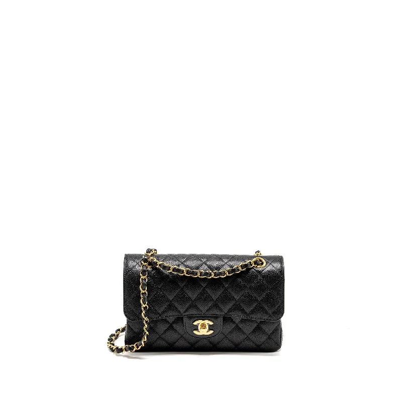 Best-selling designer bags 2025Chanel Small Classic Double Flap Bag Caviar Black GHW (microchip)