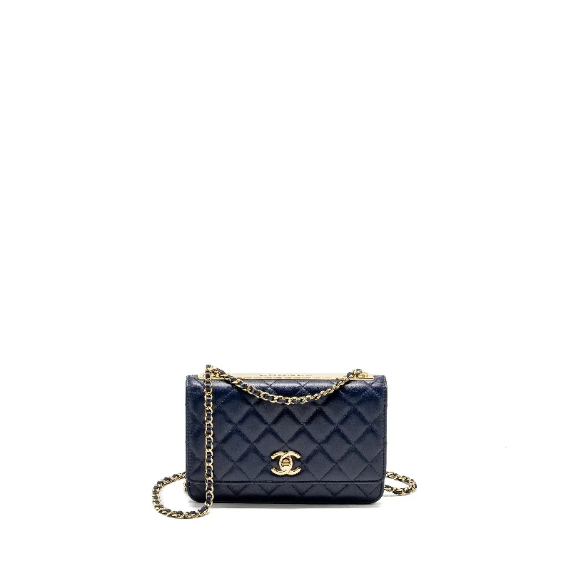 Best tote bags for workChanel Trendy CC Wallet On Chain Lambskin Navy LGHW