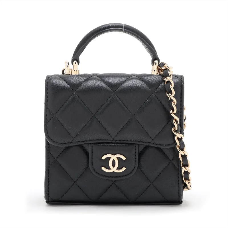 Best-selling designer bags 2025Chanel Lambskin  Chain Shoulder Bag Black G