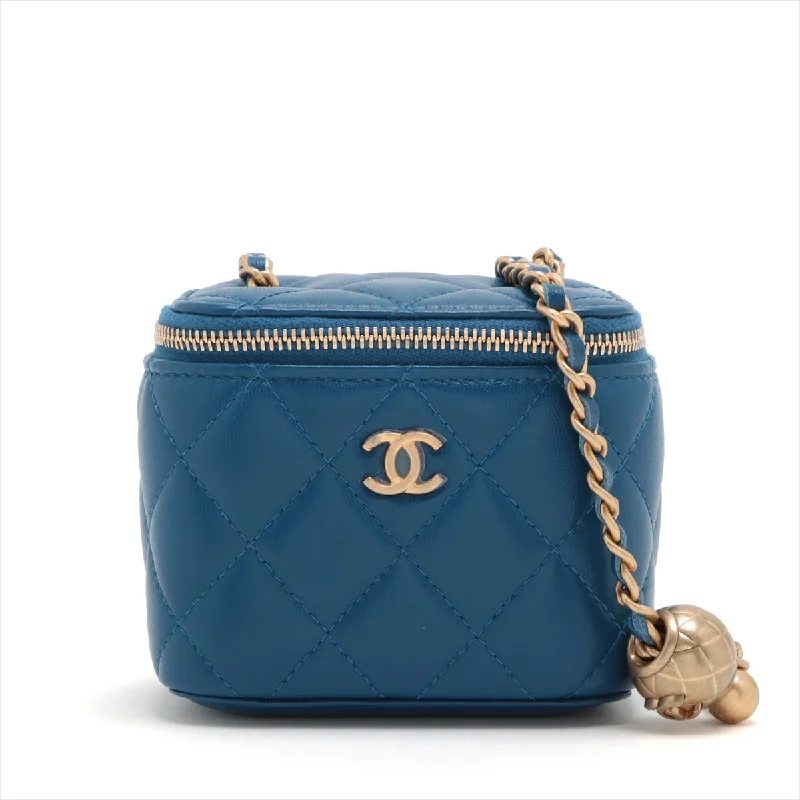 Designer bags with detachable strapsChanel Matrasse  Chain Shoulder Bag Coco Ball Blue G